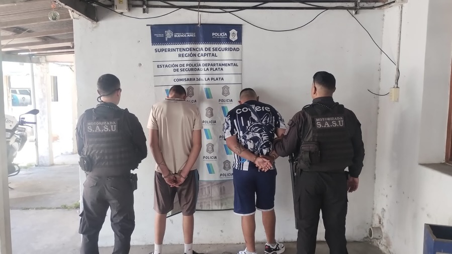 Operativo en el centro de La Plata: dos hombres detenidos con cocaína y marihuana