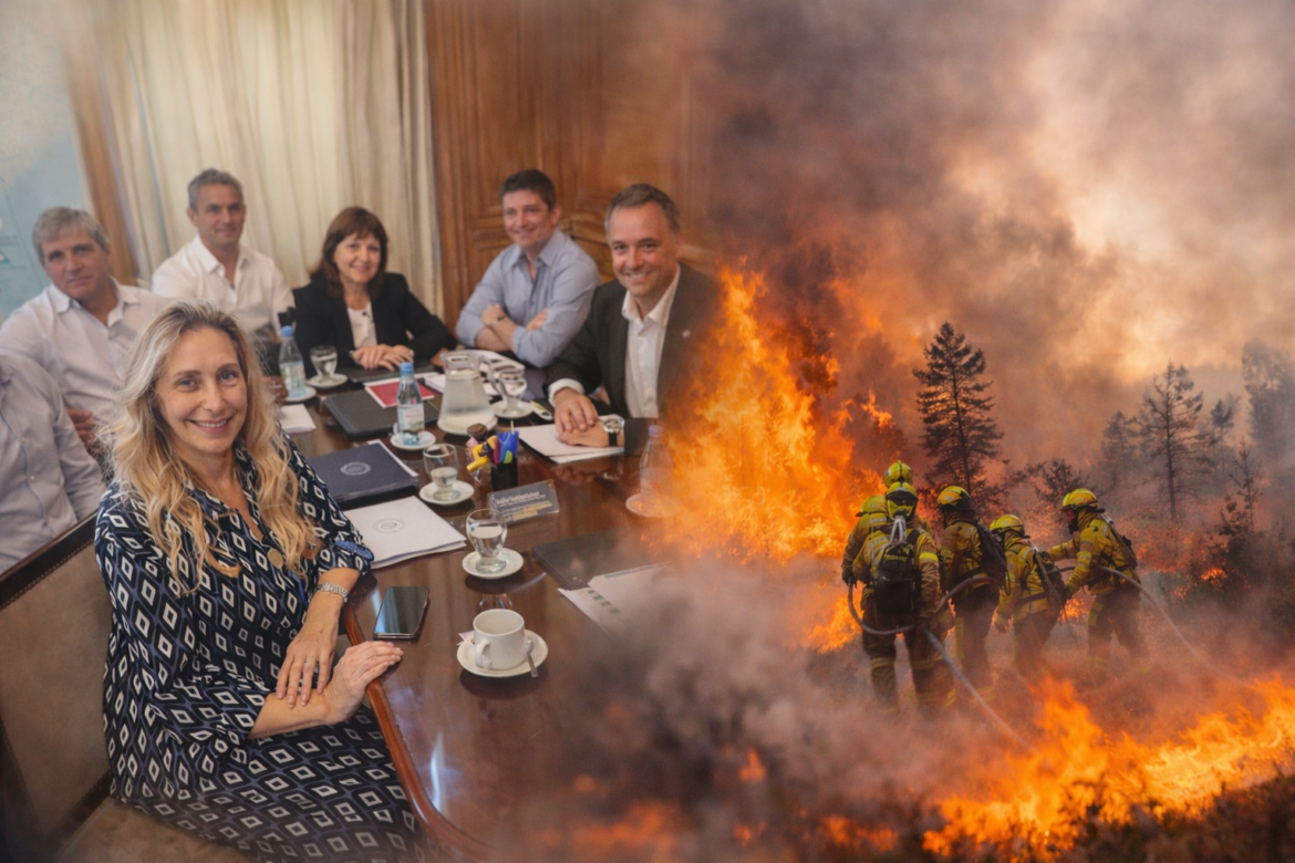 Se reúne la mesa política para analizar el pedido de los gobernadores por la emergencia de los incendios