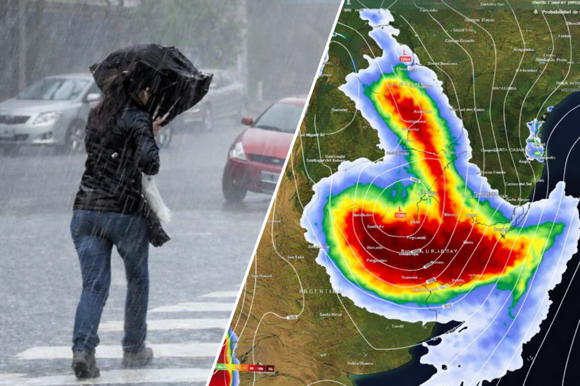 Alertan por la llegada de una ciclogénesis: cuándo impactará en La Plata