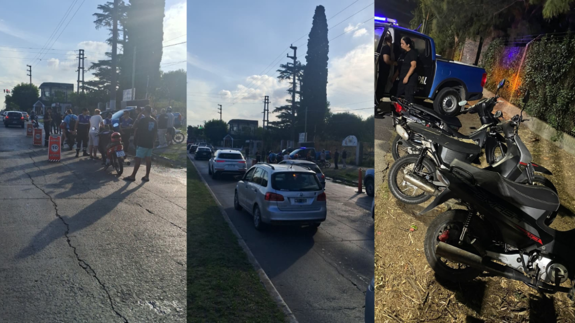 Amplio operativo de control de motos en La Plata dejó 36 vehículos secuestrados