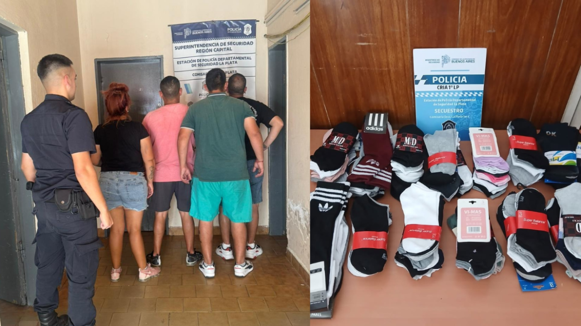 Operativo en el centro de La Plata: detuvieron a cuatro vendedores ambulantes