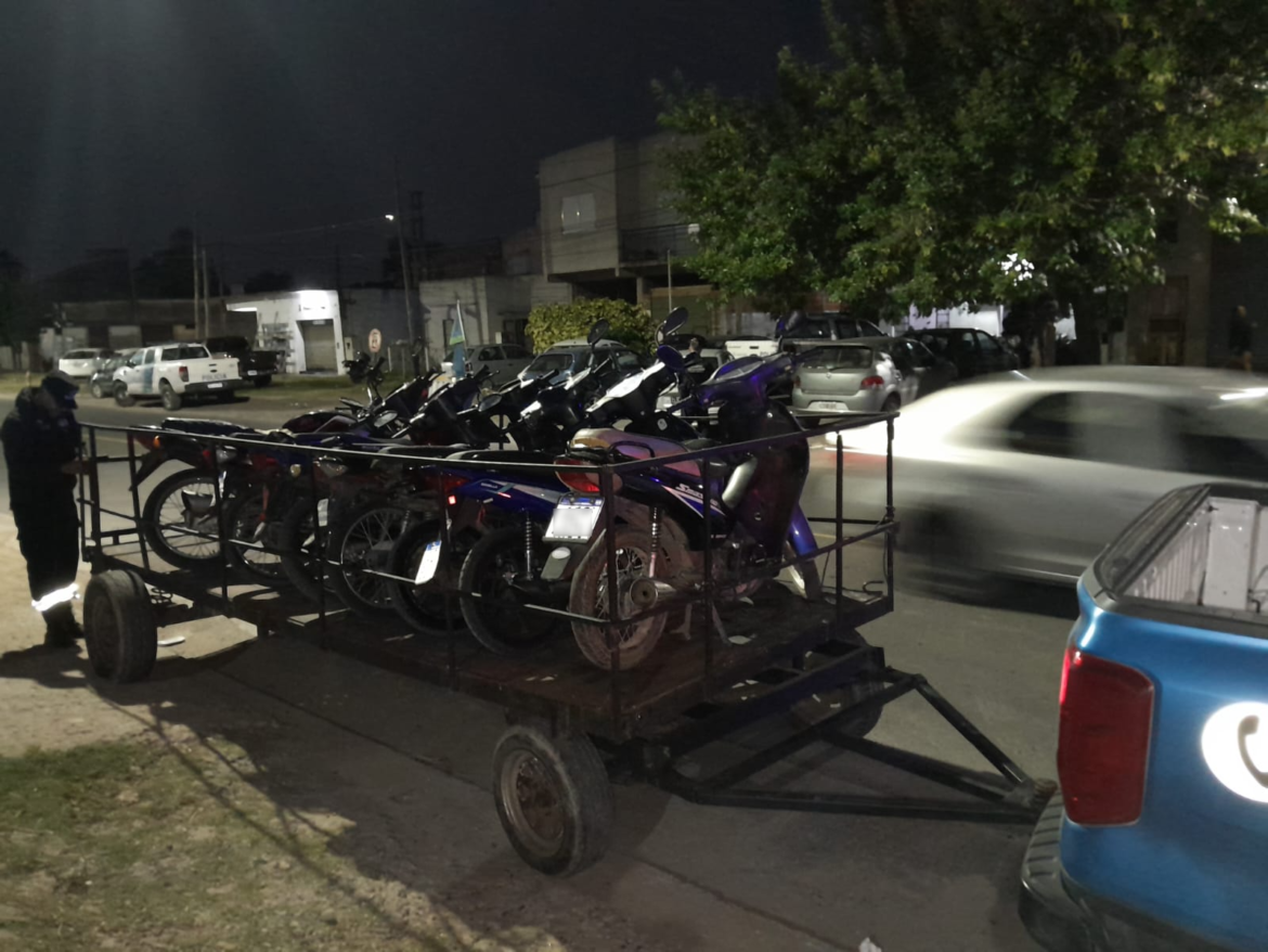 El Municipio refuerza los controles vehiculares con más de un centenar de motos secuestradas
