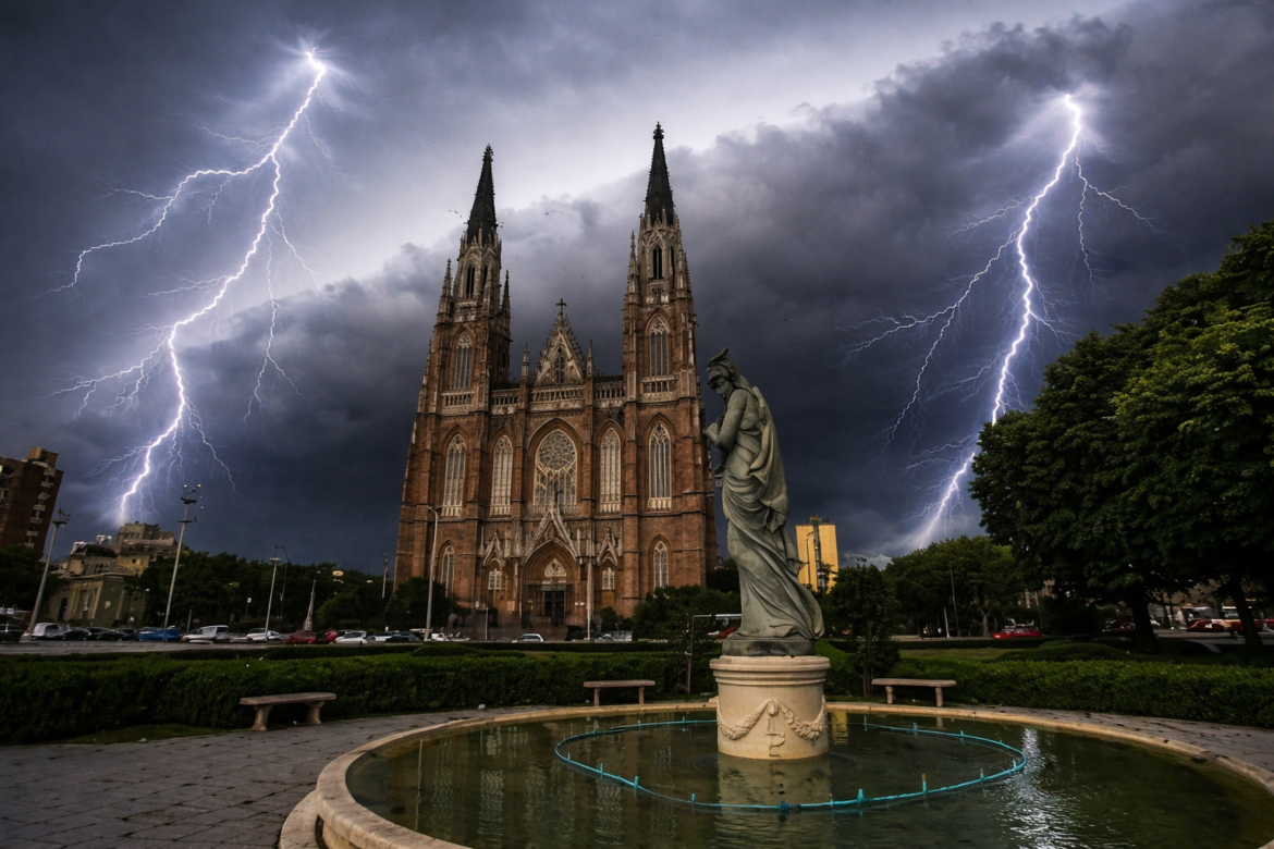 Alerta amarilla por tormentas en La Plata y gran parte del país