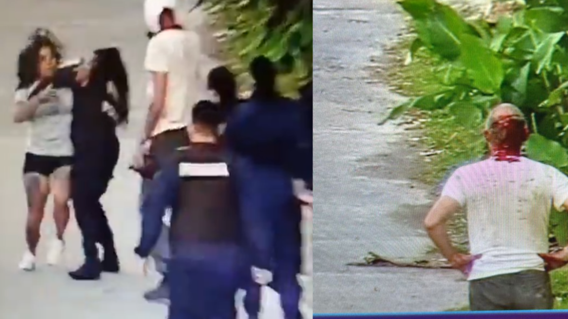 Video: violenta pelea con machete dejó tres heridos y demorados en Punta Lara