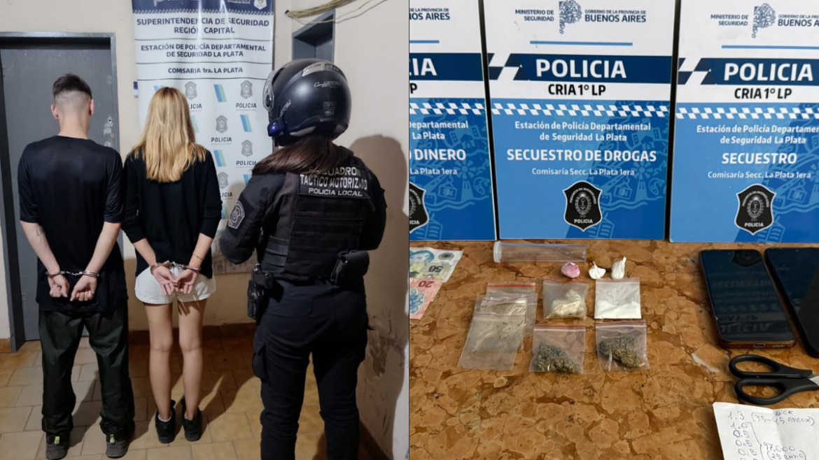 Arrestaron a dos jóvenes con drogas durante el Año Nuevo Chino en Plaza Moreno