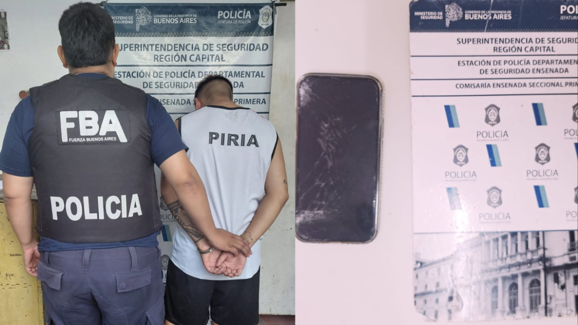 Golpes, gritos y un celular destrozado: detuvieron a un joven por violencia de género en Ensenada
