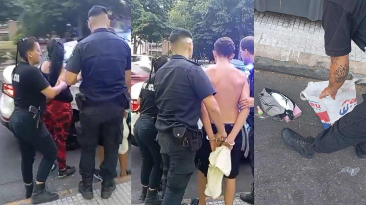 Demoraron a un hombre y una mujer tras un robo en un comercio del centro platense