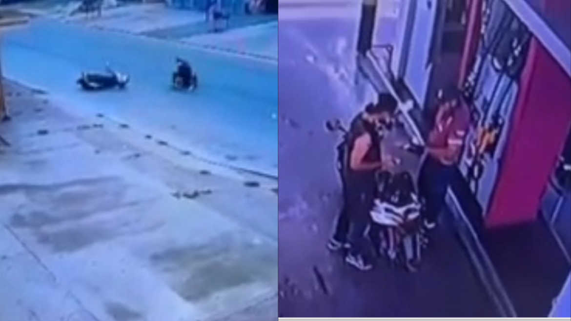 Atropelló a una mujer, le fracturó la muñeca y escapó