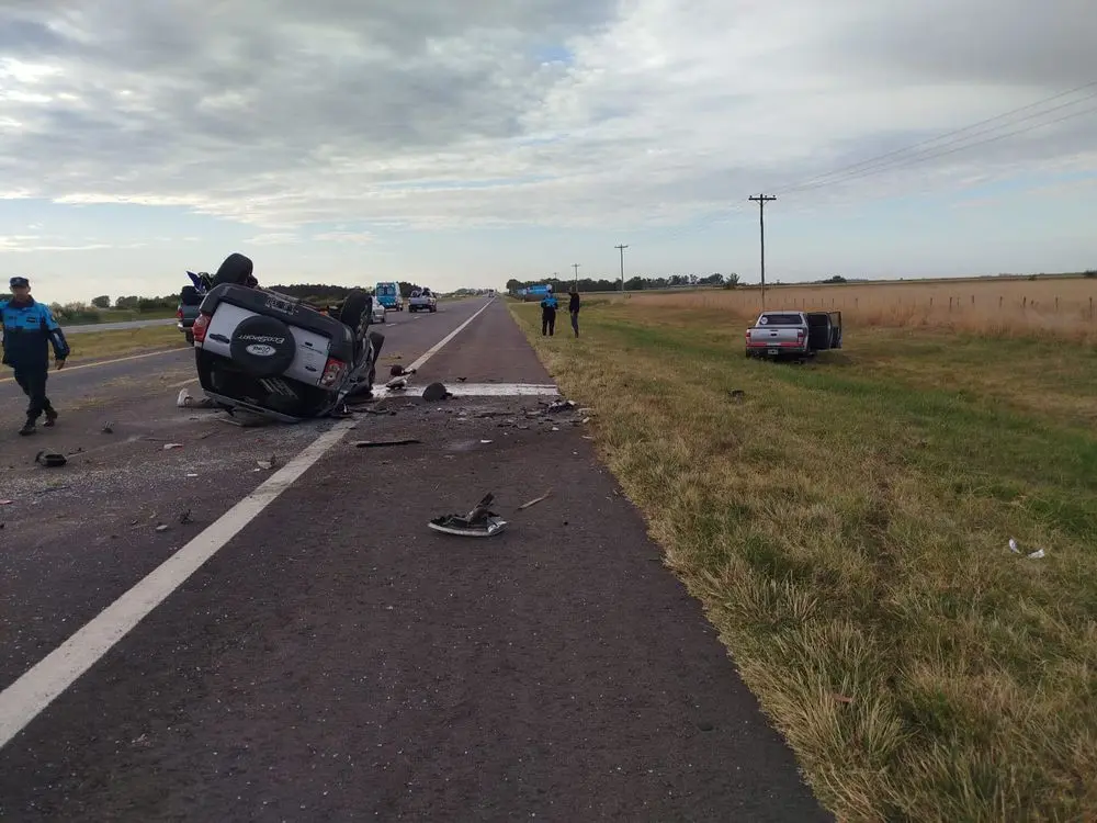 Tragedia en ruta 2: un joven perdió la vida tras un violento choque en cercanías de Castelli