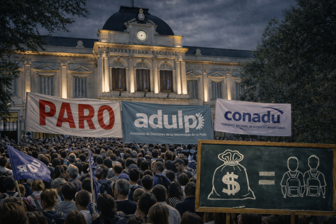 Preocupación en los colegios de la UNLP: entre paros y feriados, los alumnos casi no tuvieron clases