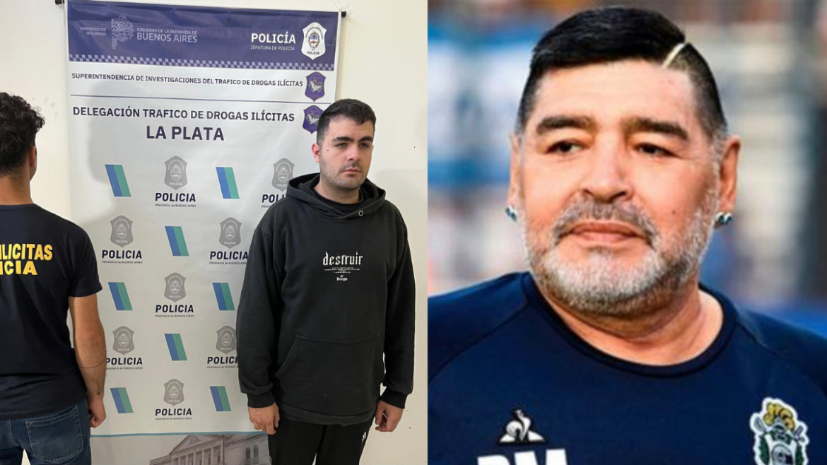 Detuvieron a un joven que afirmaba ser hijo de Maradona en una causa por venta de drogas