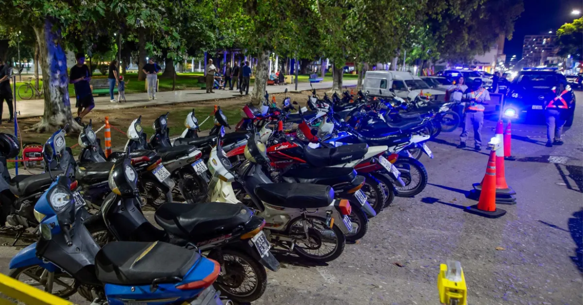 La Municipalidad secuestró más de 100 motos en infracción durante operativos de control