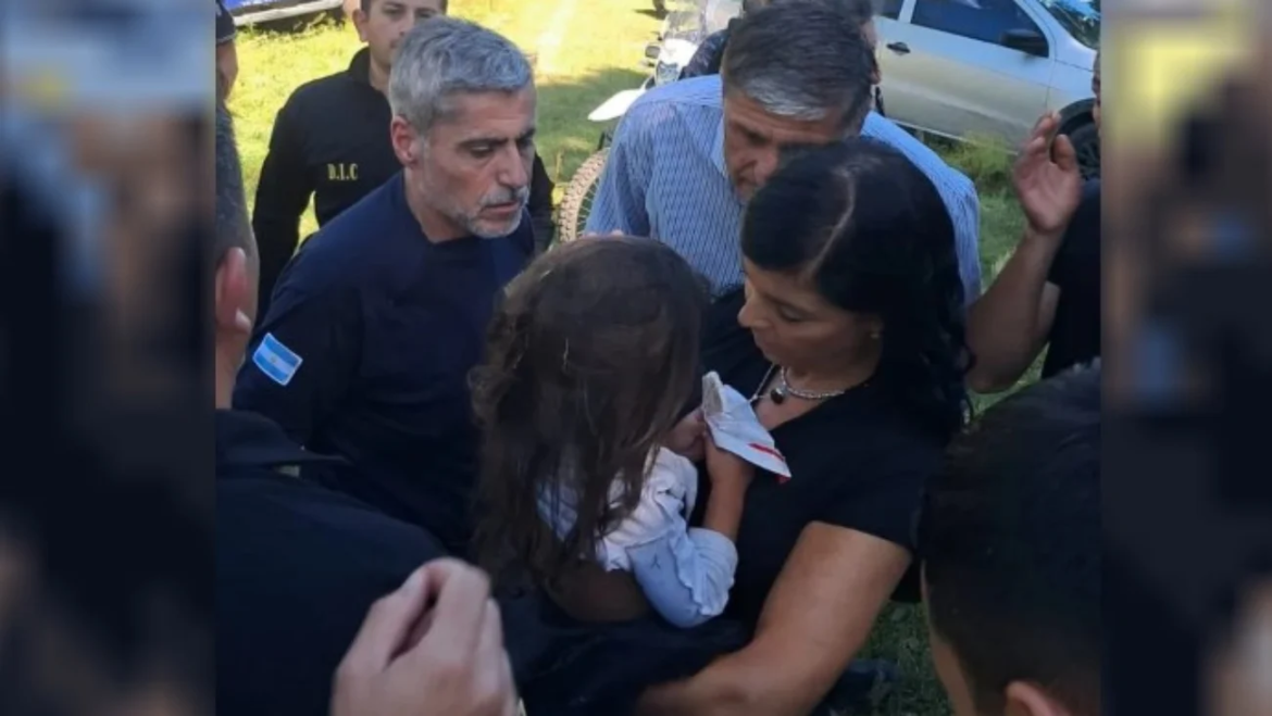 Encontraron sana y salva a Esmeralda, la nena de 2 años que era buscada en Córdoba