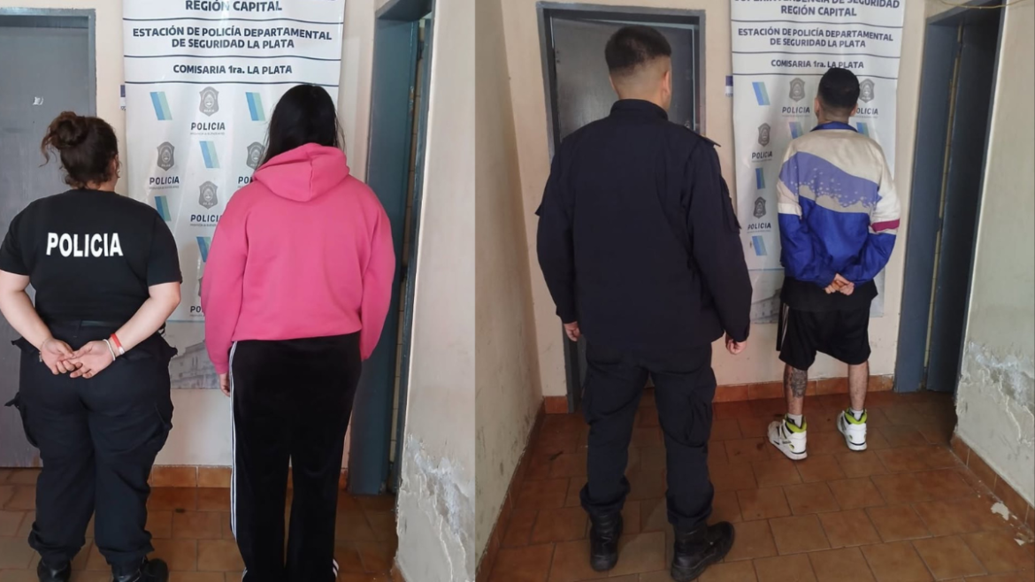 La Plata: una discusión de pareja en el centro terminó con los dos detenidos y un allanamiento