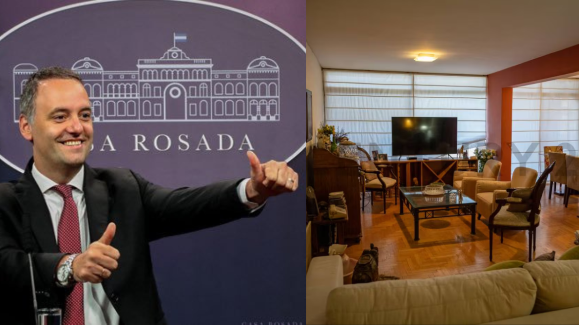 Manuel Adorni tiene a la venta su departamento en La Plata y pide US$95 mil