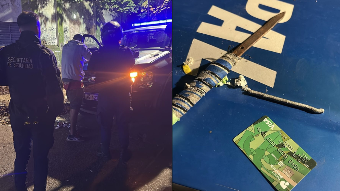 La Plata: cayó con un cuchillo tumbero tras un operativo cerca del Bingo
