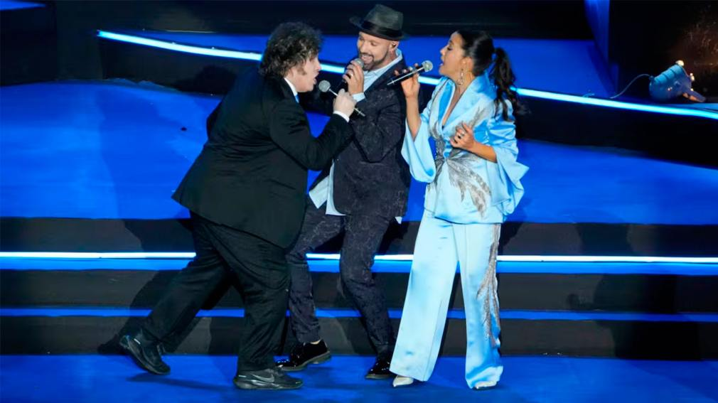 Milei participó del acto por la independencia de Israel, cantó “Libre” y reafirmó su apoyo al país