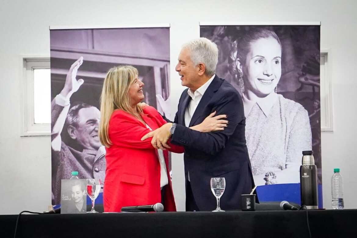 Alak y Alvarez Rodríguez evocaron el legado de Eva Perón en un acto en La Plata