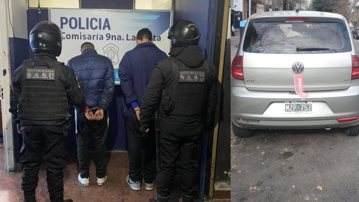 Cayeron en La Plata dos delincuentes de Avellaneda dedicados al robo de ruedas