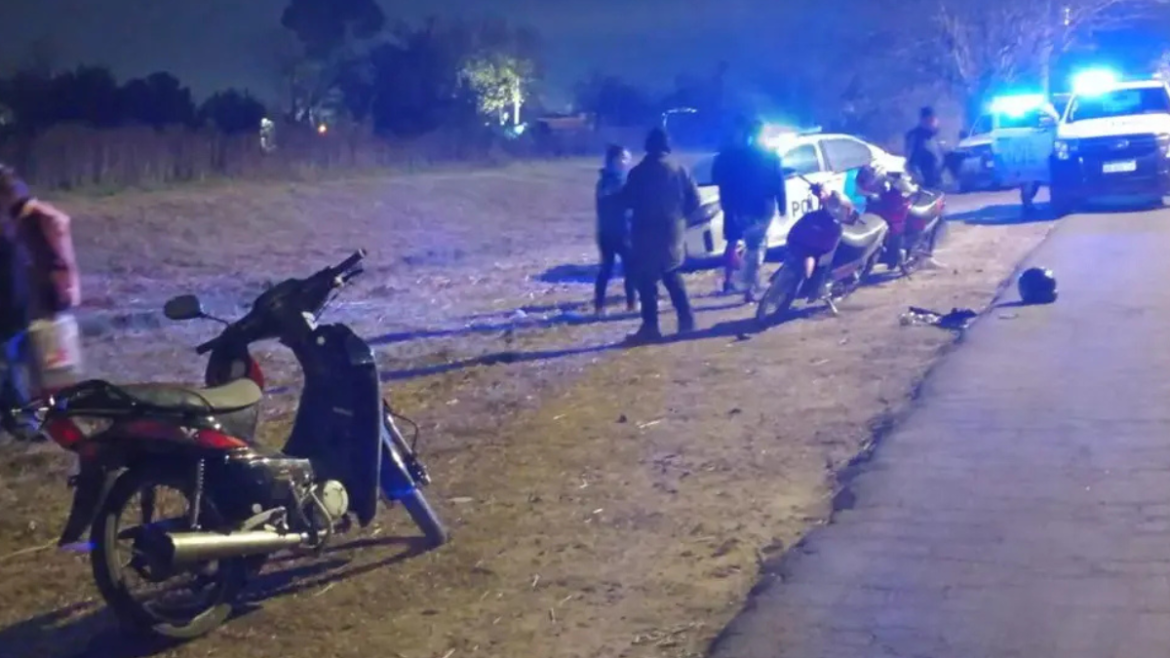 Dos adolescentes resultaron heridos en un choque de motos en Melchor Romero