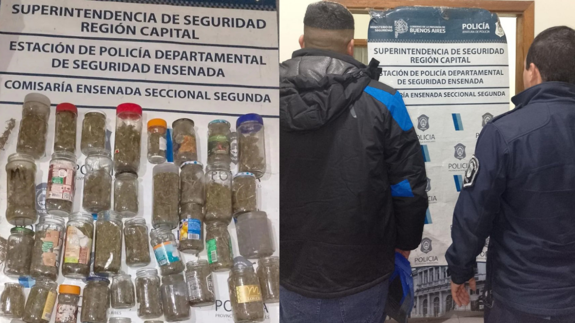 Cayó un joven en Punta Lara tras un allanamiento: hallaron droga, municiones y un cargador