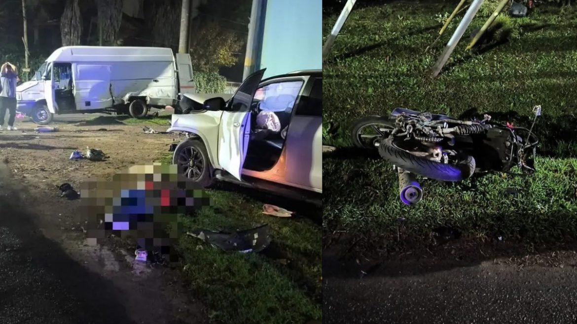 Fatal accidente en City Bell: una motociclista de 36 años  perdió la vida tras una colisión en Camino Belgrano