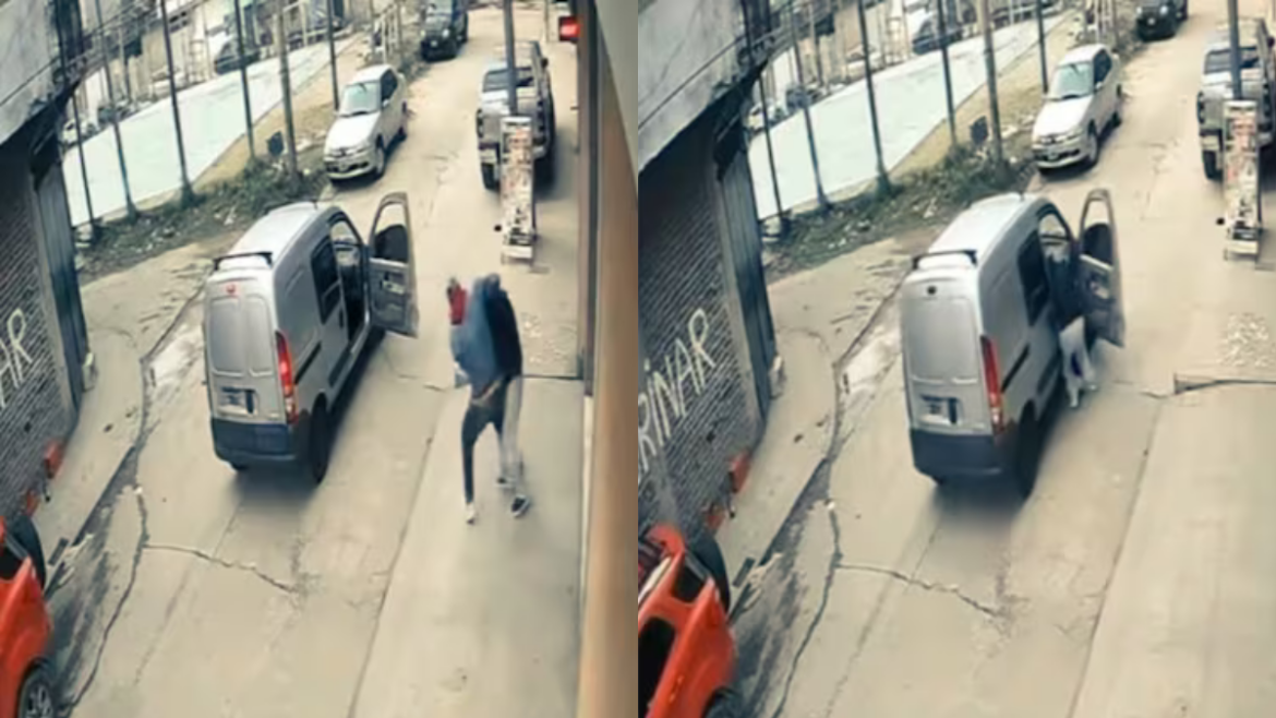 Impactante video: investigan si intentaron secuestrar a una joven