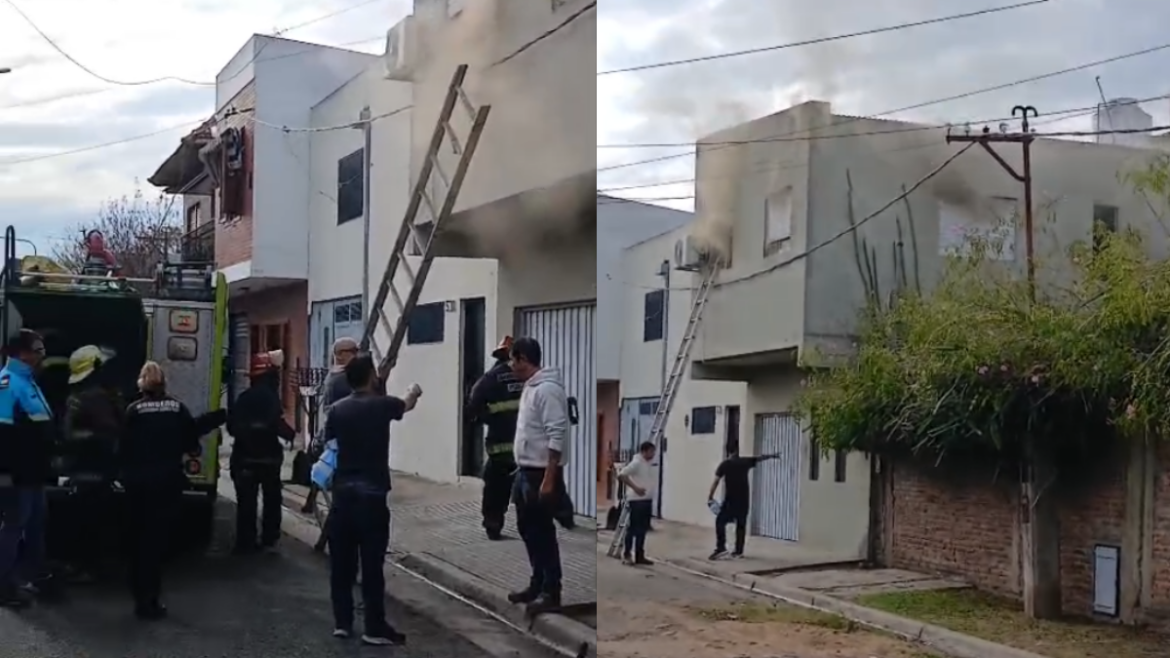 Momentos de tensión en La Plata: un hombre habría abierto el gas y prendido fuego un auto dentro de una vivienda