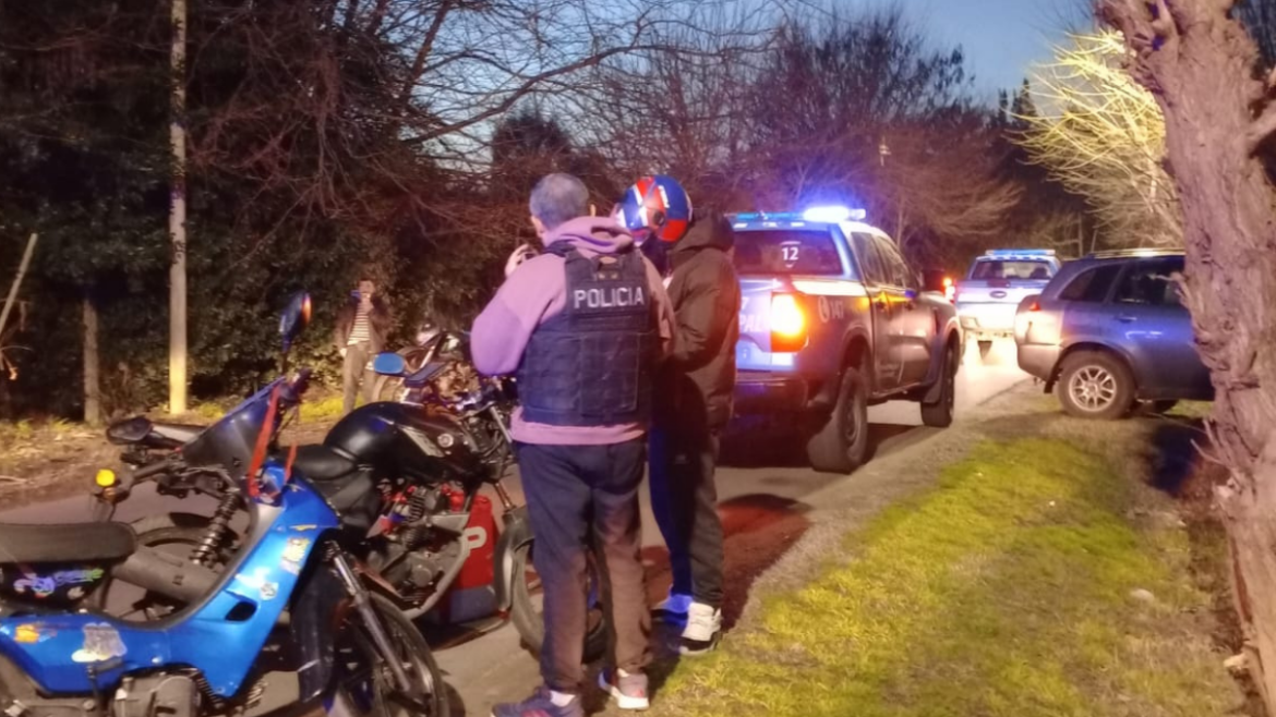 City Bell: realizaron un operativo de saturación con controles vehiculares y secuestraron numerosas motos