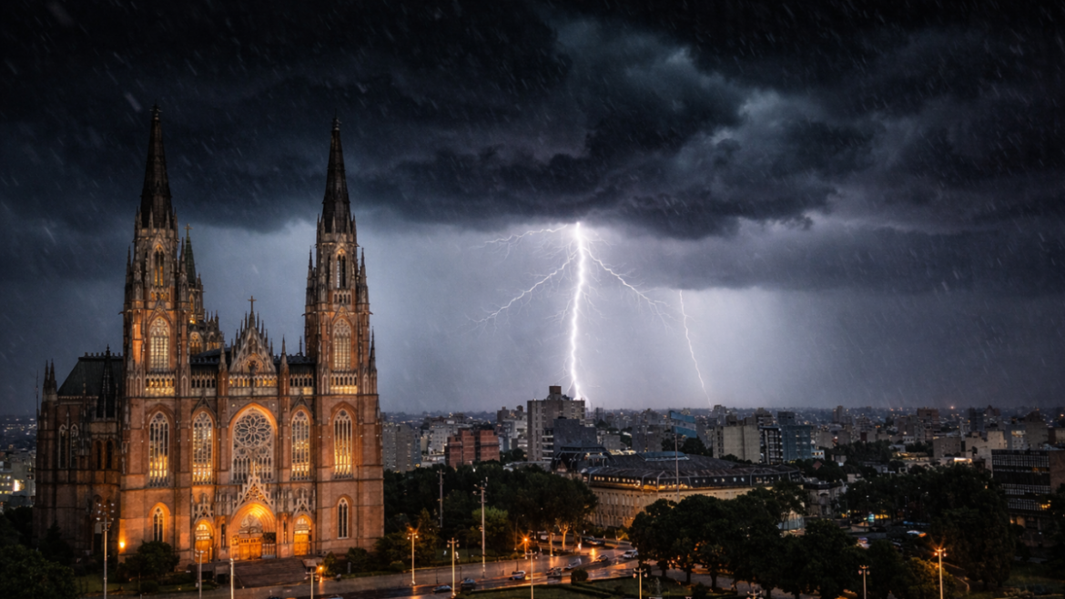 Establecen el nivel de alerta ‘amarillo’ por tormentas para el viernes en La Plata