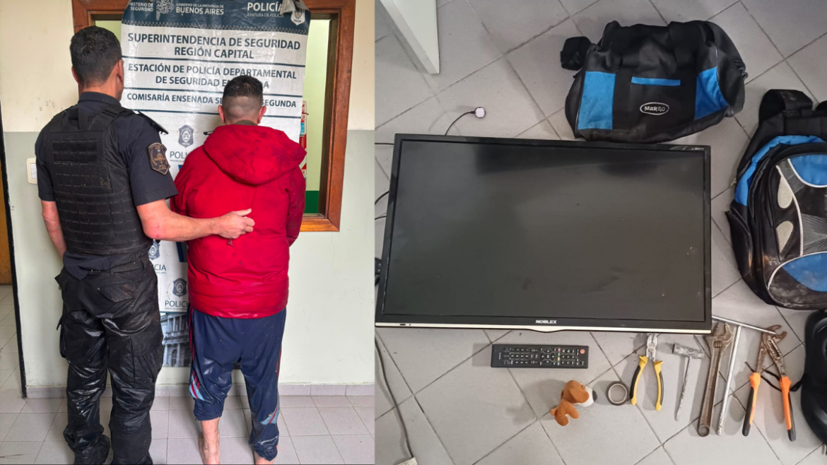 Punta Lara: detuvieron a un hombre acusado de robar una vivienda tras haber recuperado la libertad hace un mes