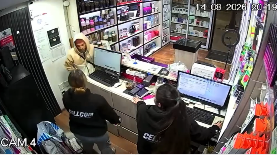 Detuvieron al joven que robó un local de celulares en pleno centro de La Plata