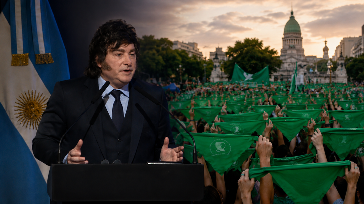 Video: Javier Milei apuntó contra el aborto legal, “Estamos pagando muy caro la locura de los pañuelitos verdes”