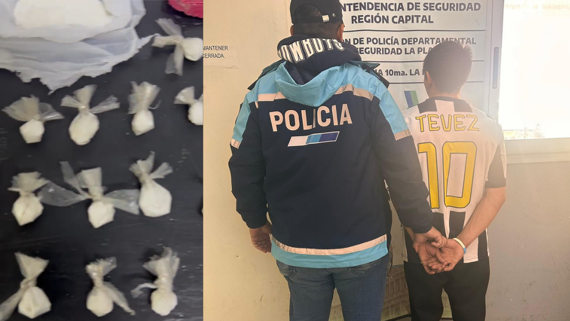 City Bell: allanaron dos viviendas por un robo y hallaron cocaína, marihuana y elementos de fraccionamiento