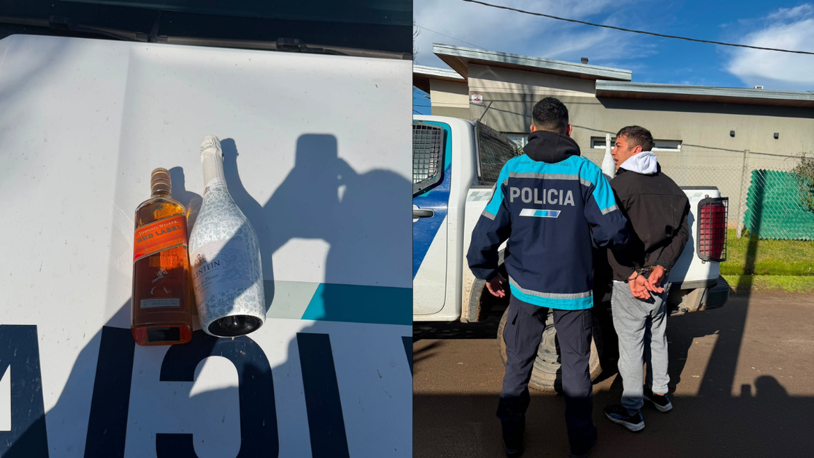 La Plata: aprehendieron a un joven acusado de robar bebidas de un supermercado