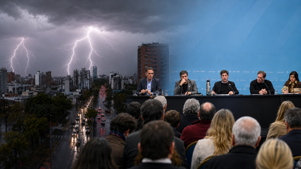 “Súper Niño”: Kicillof lanzó un plan provincial, anunció inversiones millonarias y reclamó fondos a Milei