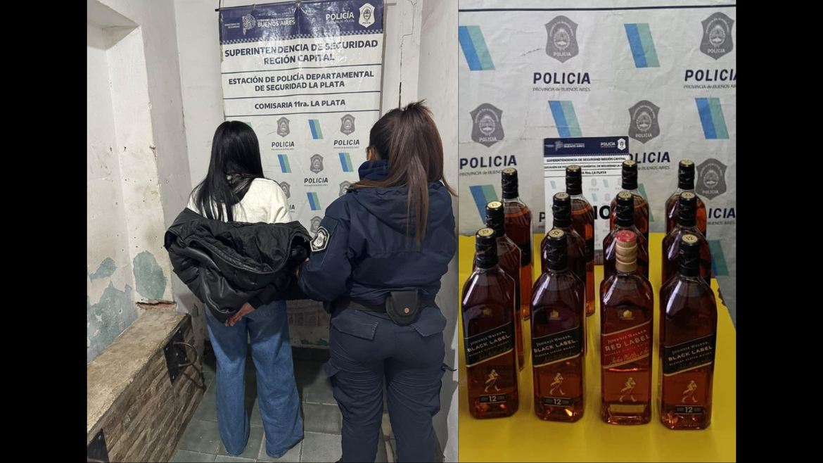 Tolosa: demoraron a dos jóvenes acusadas de intentar llevarse whisky de un hipermercado