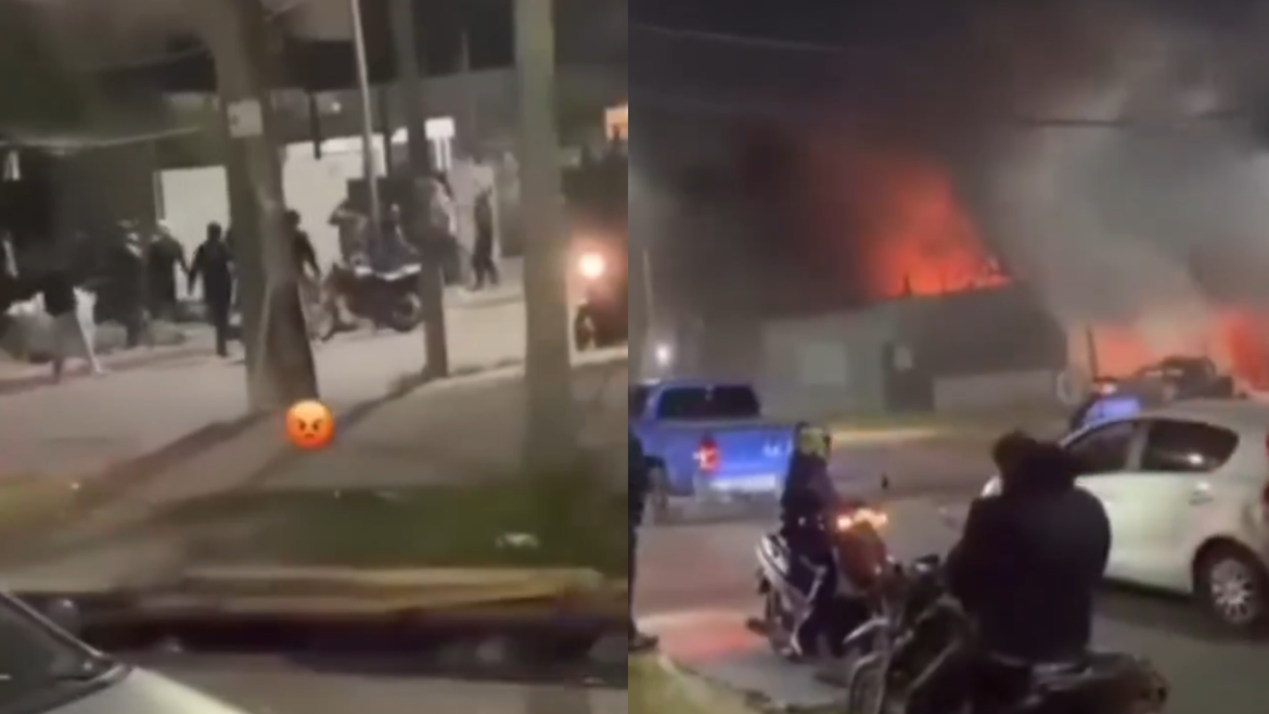 Vecinos incendiaron una vivienda de un sujeto acusado de violar en manada a una adolescente de 14 años