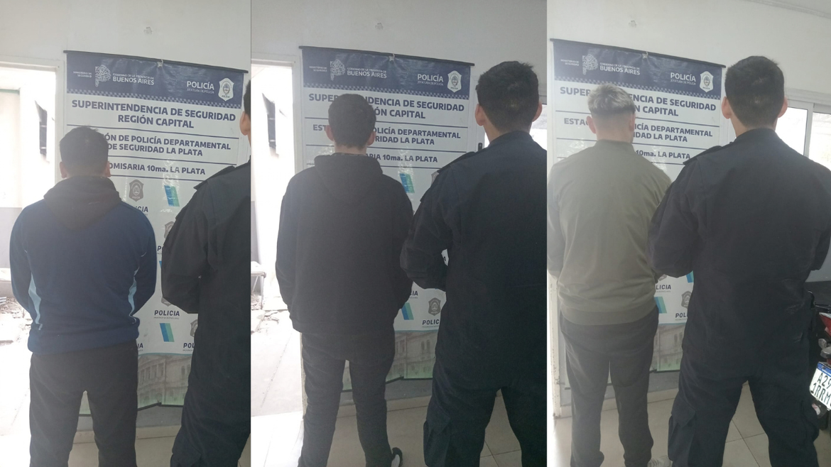 City Bell: tres jóvenes fueron detenidos tras una persecución en moto y secuestraron los vehículos