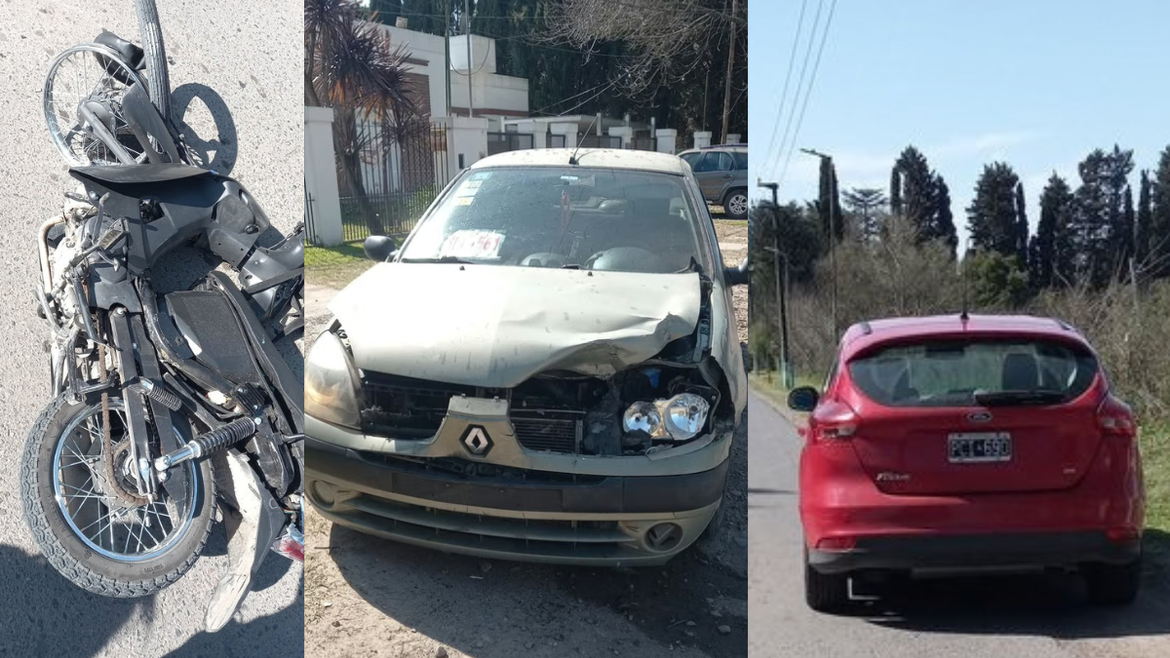 Villa Elisa: una joven de 20 años murió tras un choque entre dos autos y una moto