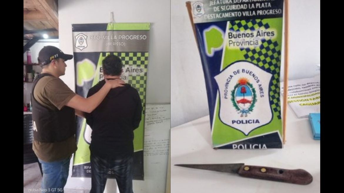 Berisso: una mujer fue apuñalada en el abdomen y detuvieron a un hombre