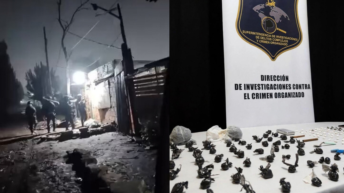 Golpe al narcomenudeo: cinco detenidos tras siete allanamientos en La Plata, Berisso y Quilmes