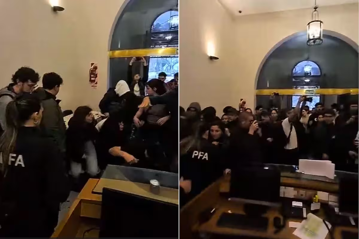 Estudiantes universitarios coparon la Secretaría de Educación por el financiamiento universitario y luego fueron desalojados